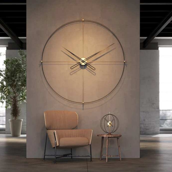 Timelesslarge200 Gold Duvar Saati 4