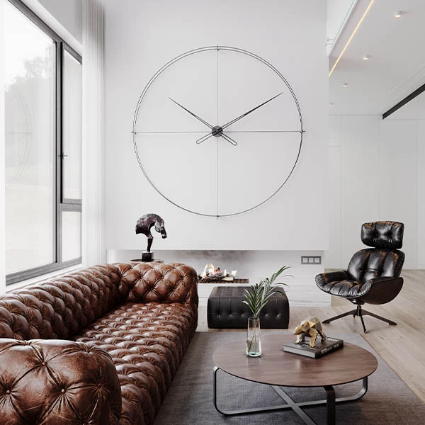 Timelesslarge200 Siyah Duvar Saati 3