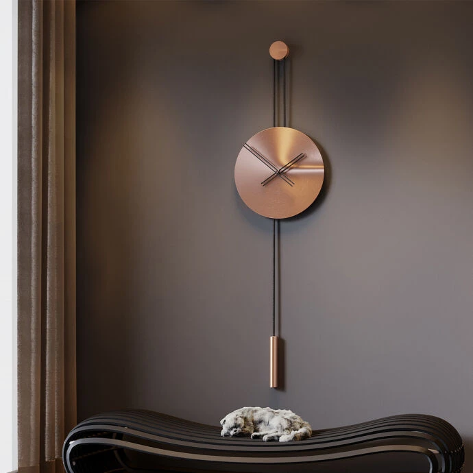 Serenity45Rosegold Duvar Saati 3