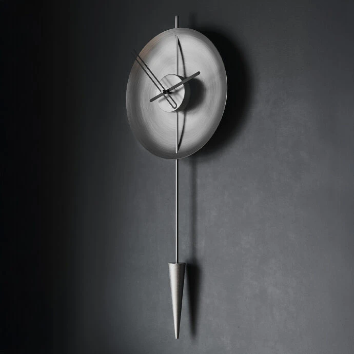 Orbiteskitmesilver Duvar Saati 2