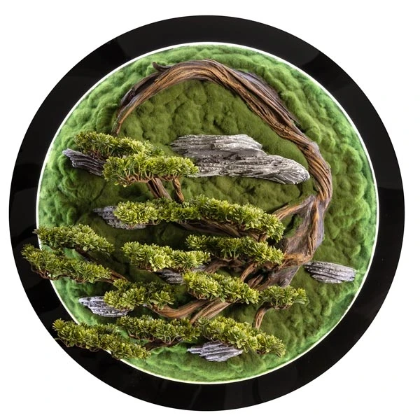 Led Işıklı Yuvarlak Bonsai Tablo-2 2