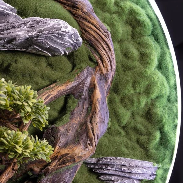 Led Işıklı Yuvarlak Bonsai Tablo-2 3