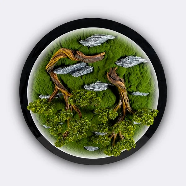 Led Işıklı Yuvarlak Bonsai Tablo-1 2
