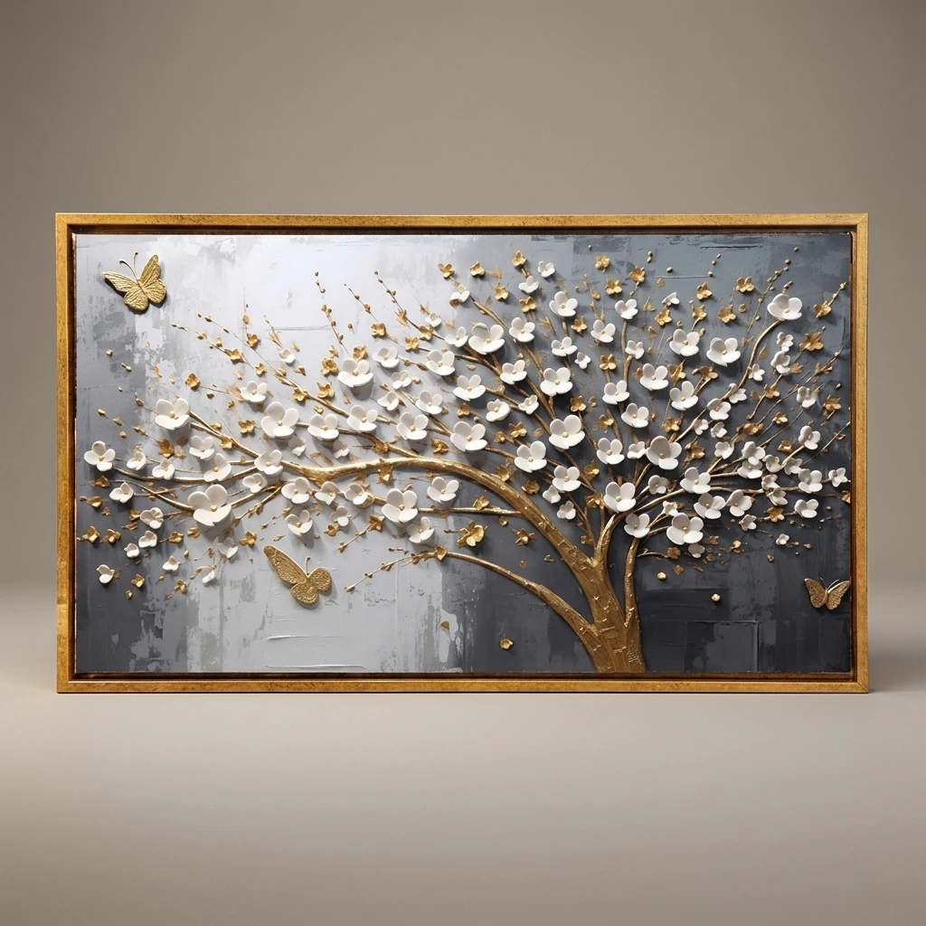 Çerçeveli Kabartmalı TabloÇAY-1253-75145 1