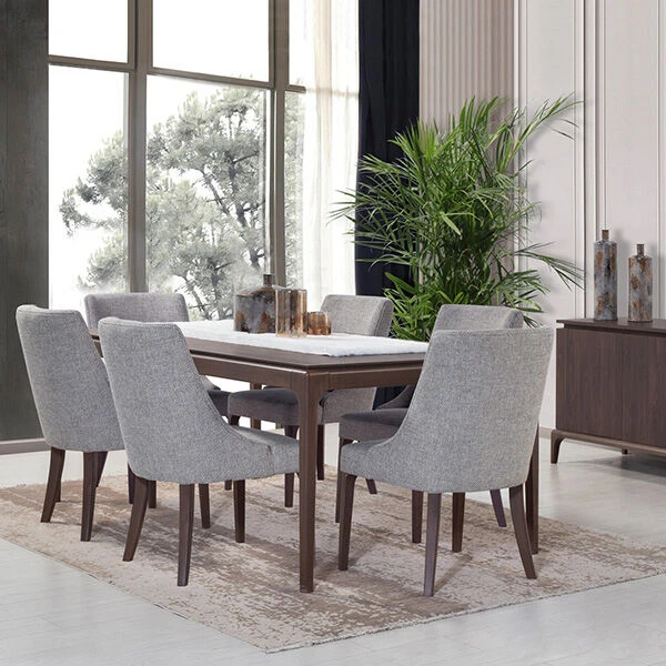 TH Elegant Sabit Yemek Masası - 204 cm 3