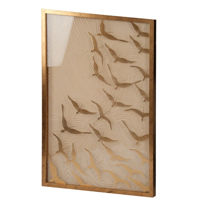 TH Altın Varaklı Tablo77X117Cm 3