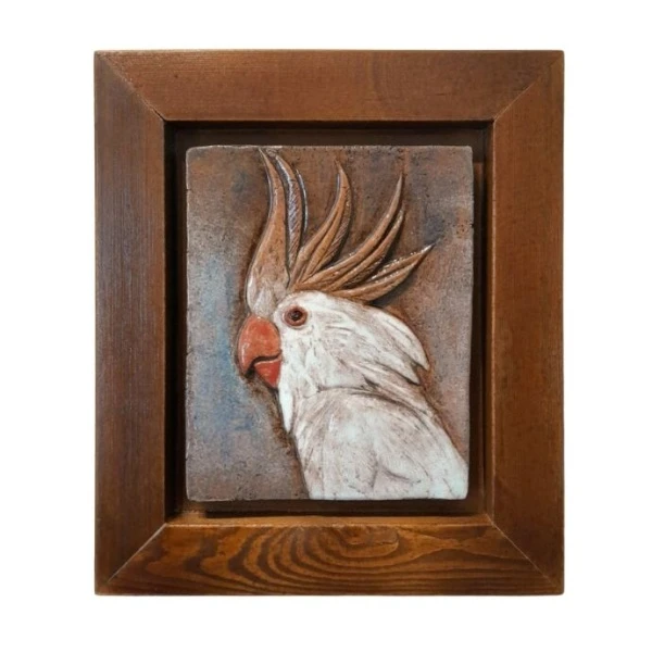 TH Kuş Figürü Dekoratif Pano 2 30X26 Cm 3