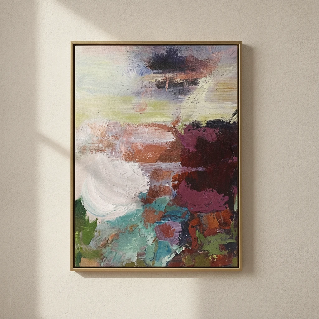 Çerçeveli Yağlı Boya Tablo 90X120 Cm 1
