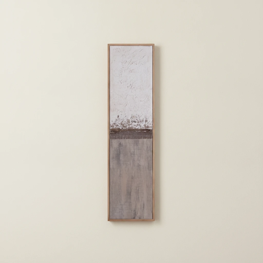 Çerçeveli Yağlı Boya Tablo 32x122 Cm 1