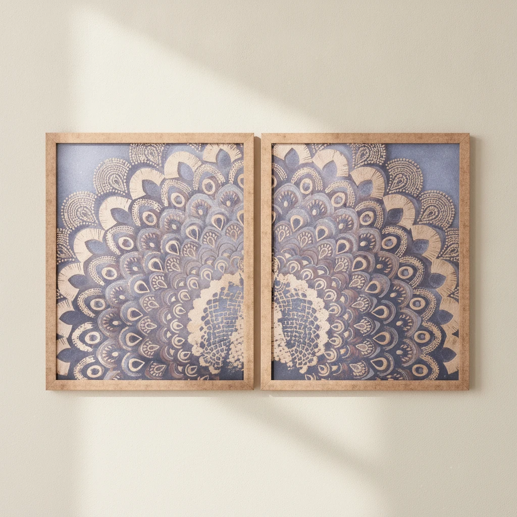 2 Lİ SET Tablo 75x100 Cm 1