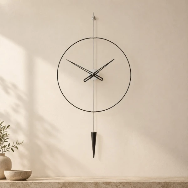 Pendulumplus60Silver Duvar Saati 1