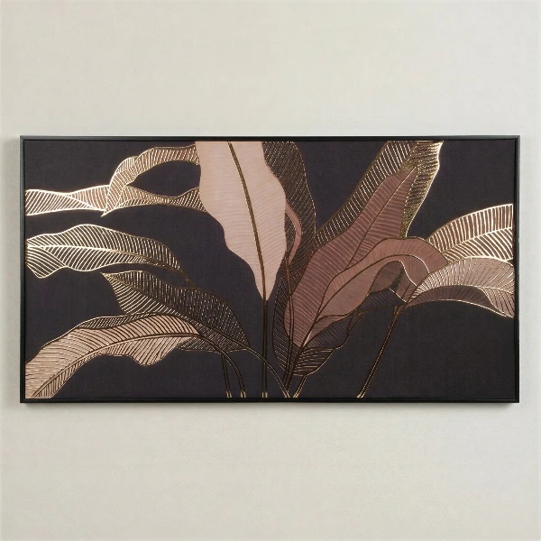TH Altın Varaklı Tablo140*80 Cm 1