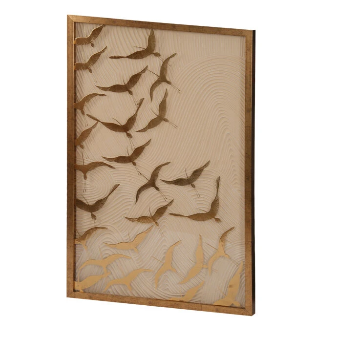 TH Altın Varaklı Tablo77X117 Cm 3