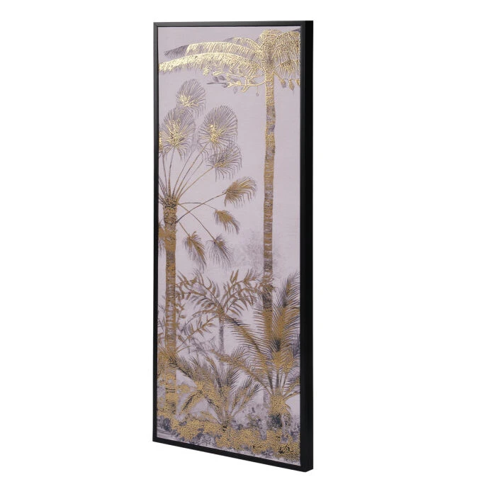 TH Altın Varaklı Tablo 42X102Cm 3