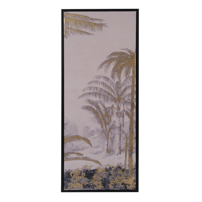 TH Altın Varaklı Tablo42X102 Cm 2