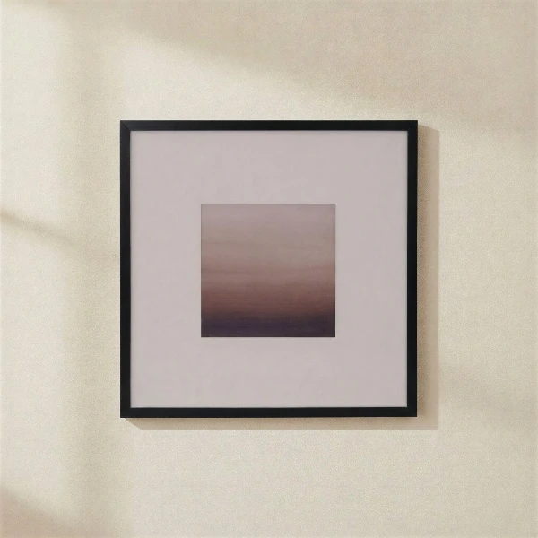 TH Çerçeveli Cam Tablo 60X60 Cm 1