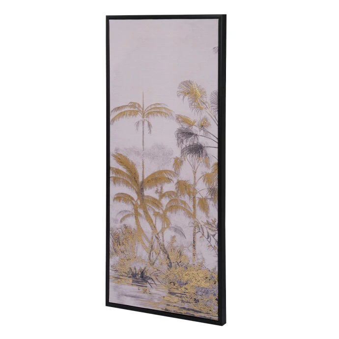TH Altın Varaklı Tablo 42X102Cm 3