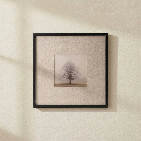 TH Çerçeveli Cam Tablo 60X60 Cm 1