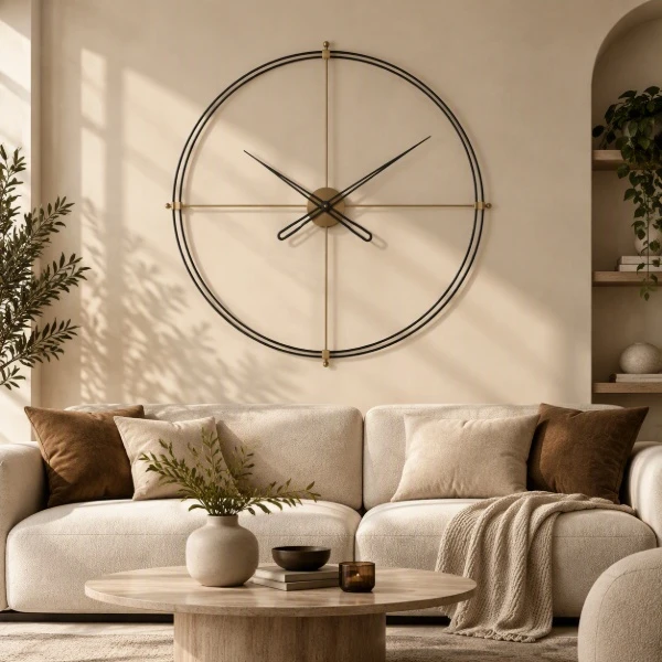 Timelesslarge200 Gold Duvar Saati 1