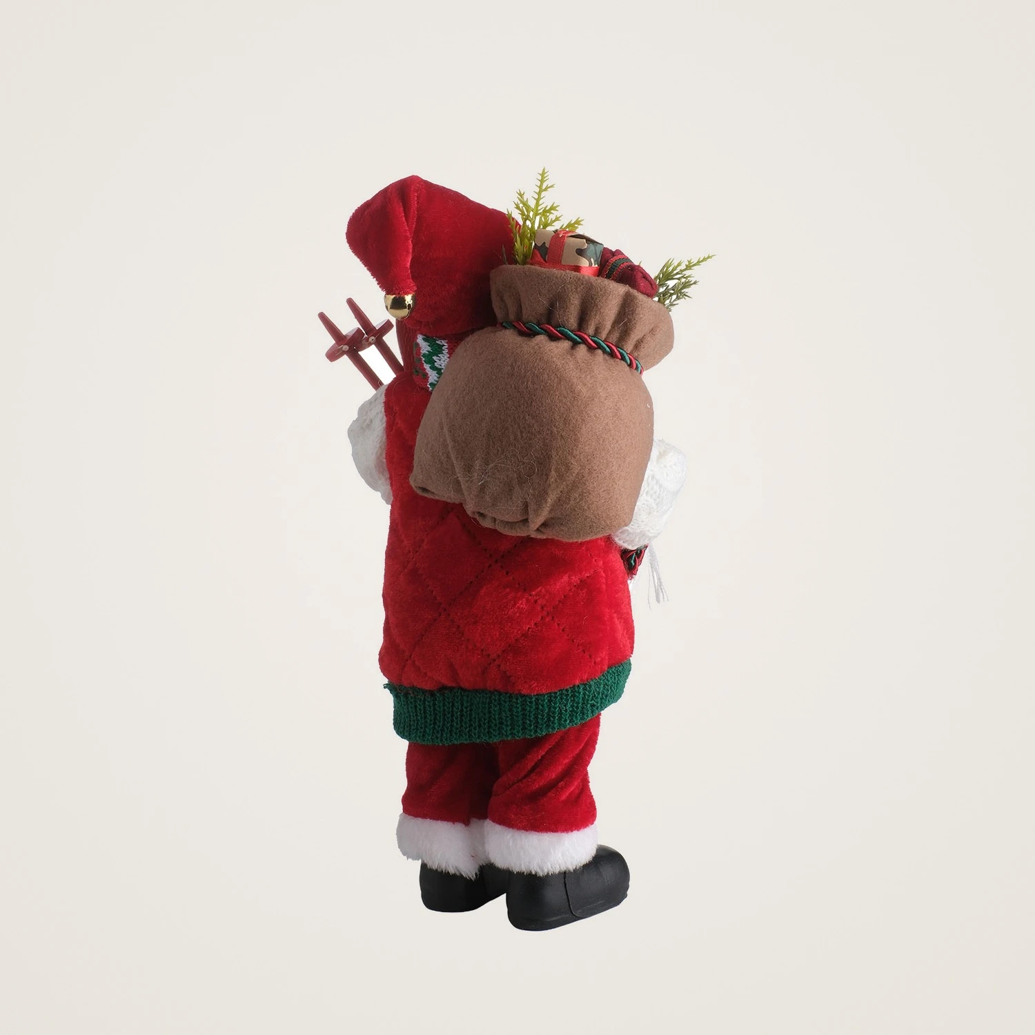 TH Noel Baba Ayakta Duran Çantalı 30 Cm 2