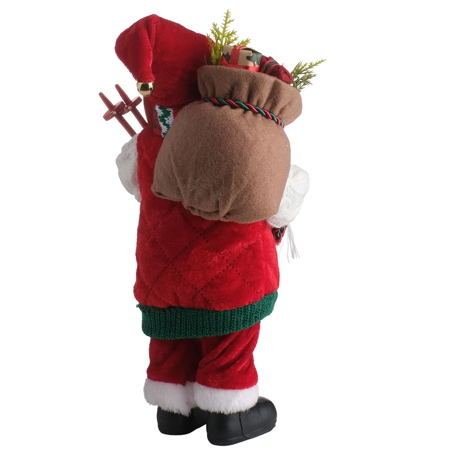 TH Noel Baba Ayakta Duran Çantalı 30 Cm 5