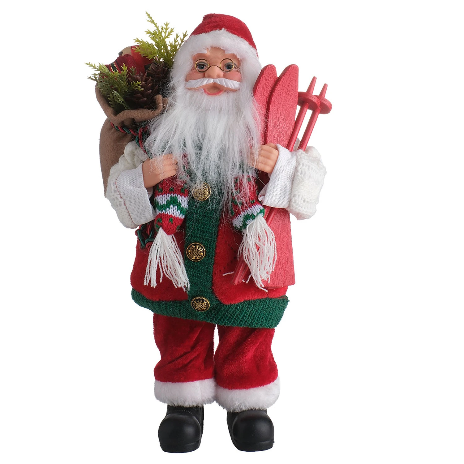 TH Noel Baba Ayakta Duran Çantalı 30 Cm 7