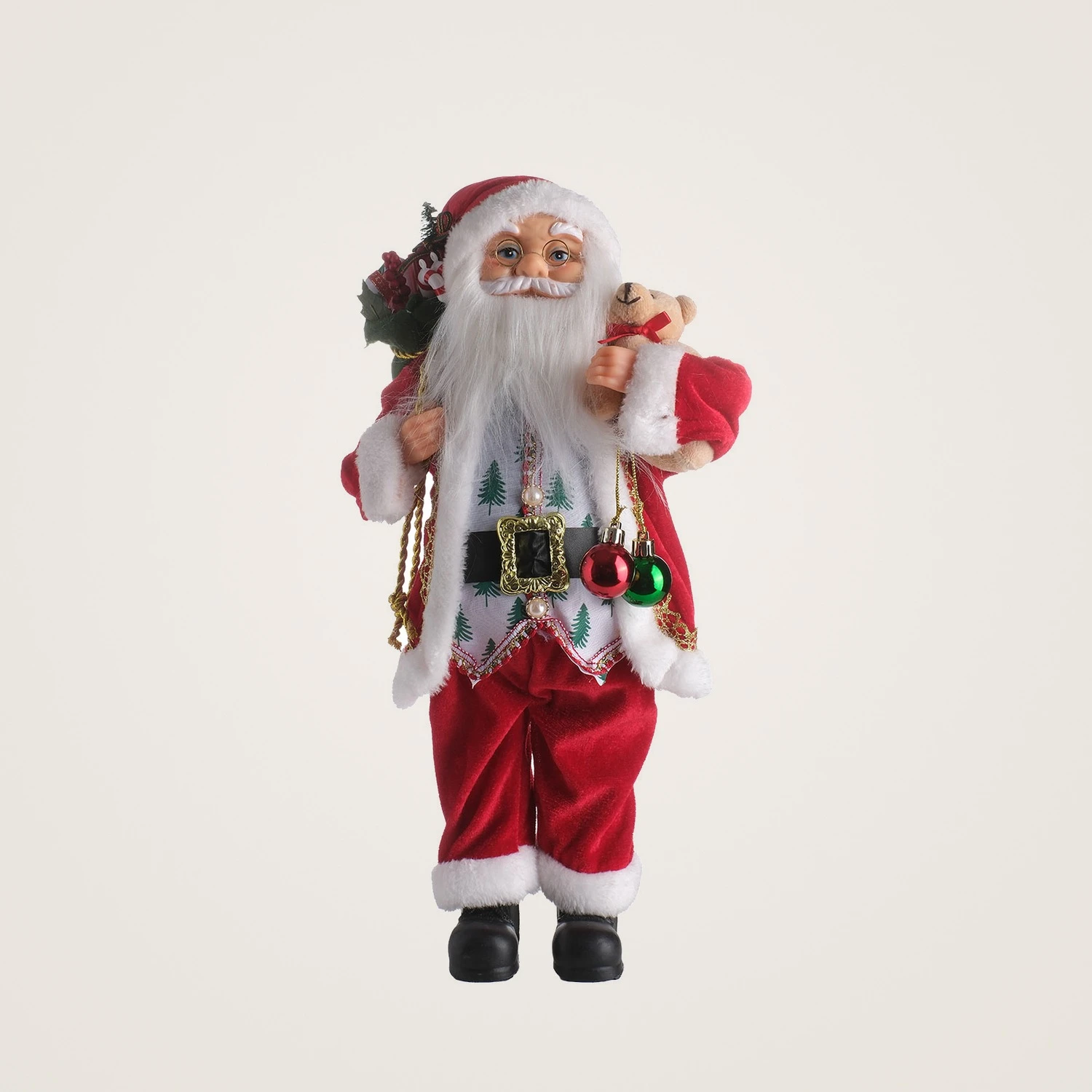 TH Noel Baba Ayakta Duran Çantalı 46 Cm 2