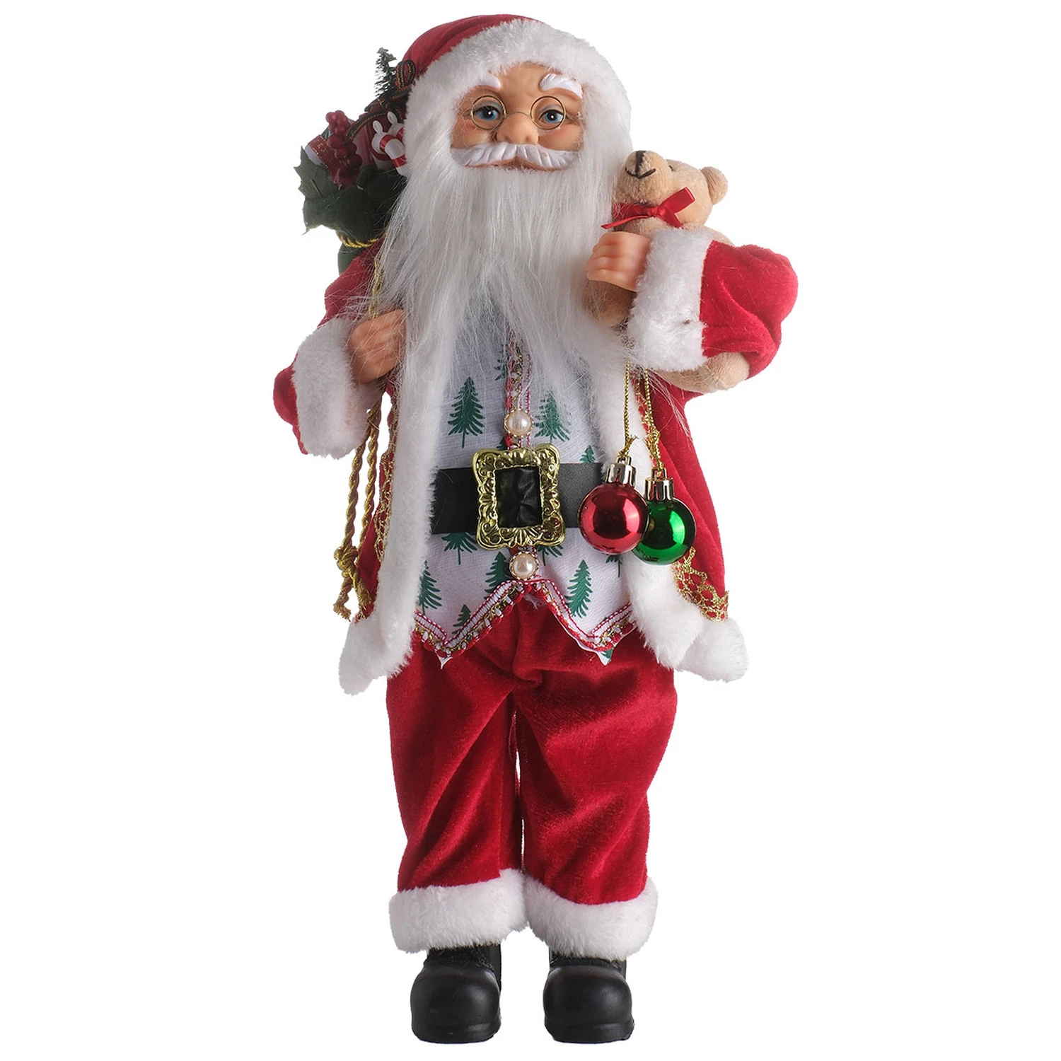 TH Noel Baba Ayakta Duran Çantalı 46 Cm 5