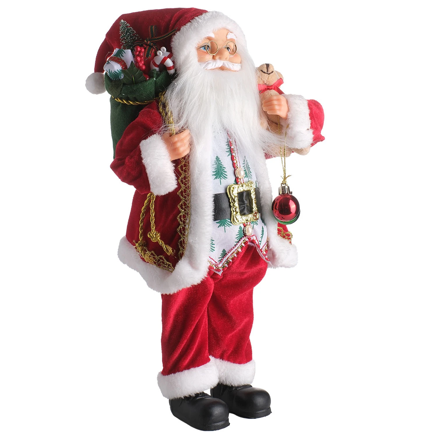 TH Noel Baba Ayakta Duran Çantalı 46 Cm 6