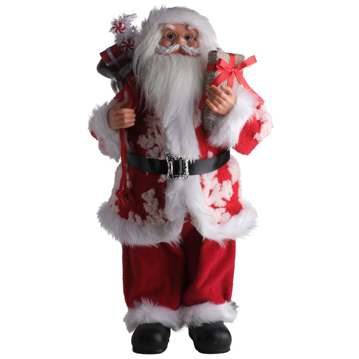 TH Noel Baba Ayakta Hediye Çantalı 60Cm 5