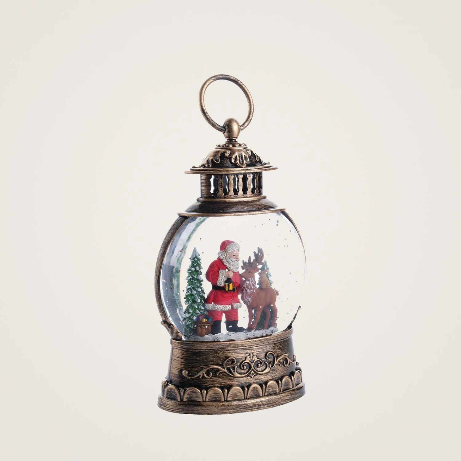 TH Geyikli Noel Baba Premium Kar Küresi 4