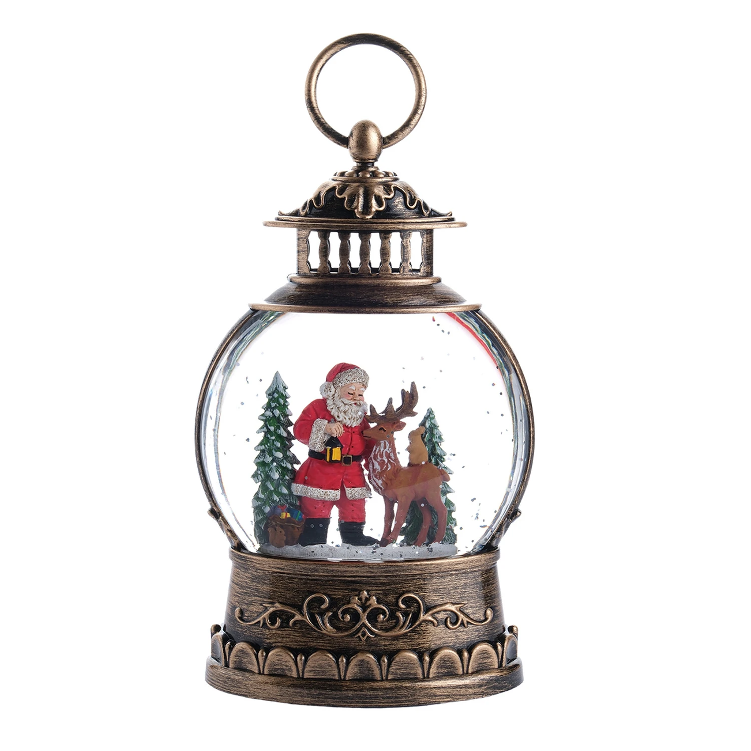 TH Geyikli Noel Baba Premium Kar Küresi 6