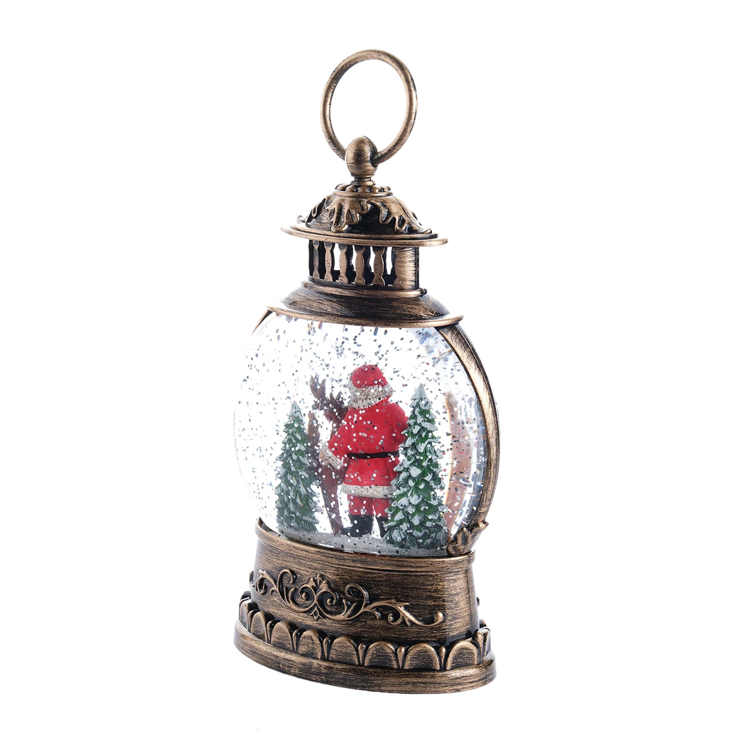 TH Geyikli Noel Baba Premium Kar Küresi 9