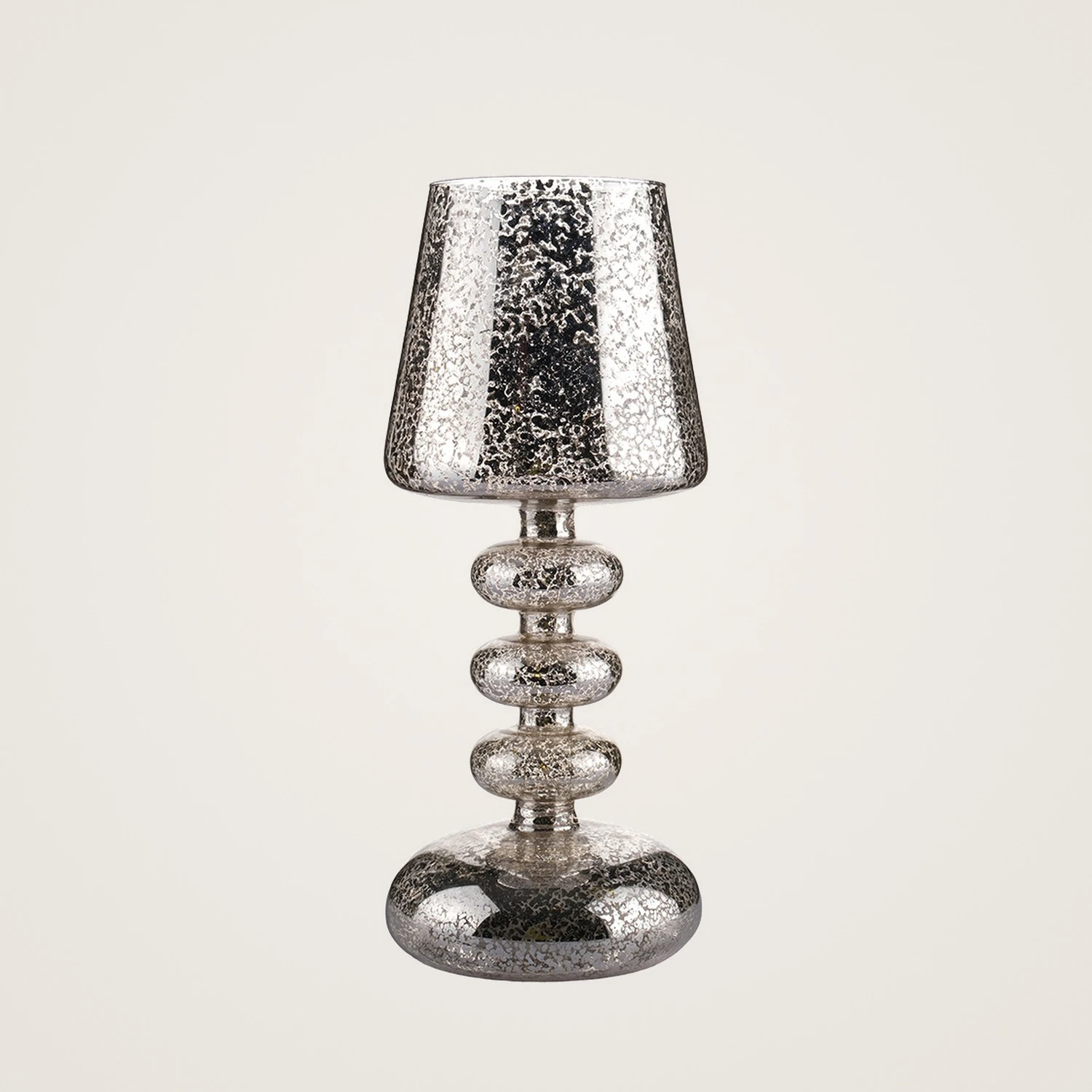 TH Dekoratif Konik Abajur Ledli Cam Küçük 4