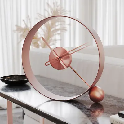 Endless Rose Gold Dekoratif Masa Saati 2