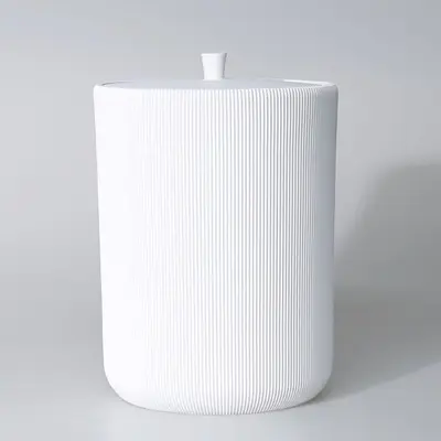 Lydia Çöp Kovası Beyaz 2