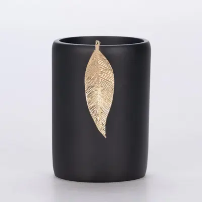 Leaf Diş Fırçalık Siyah Altın 2
