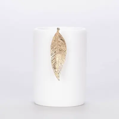 Leaf Diş Fırçalık Beyaz Altın 2