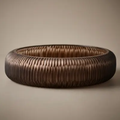 TH Cam Dekoratif Tabak Brown 36x36x9 Cm