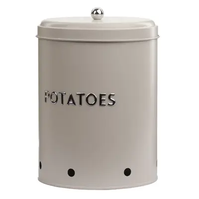 TH Galvaniz Metal Krem Potato Kutusu 2