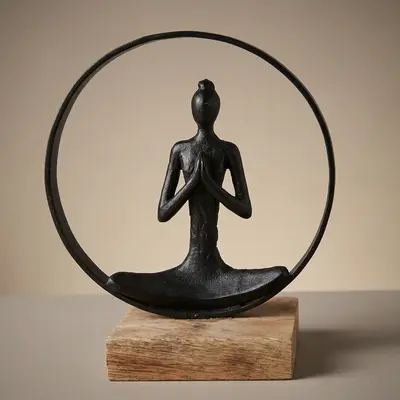 TH Yoga Yapan Lady Dekoratif Halkada Obje