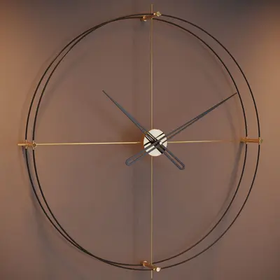 Timeless90Gold Dekoratif Duvar Saati 2