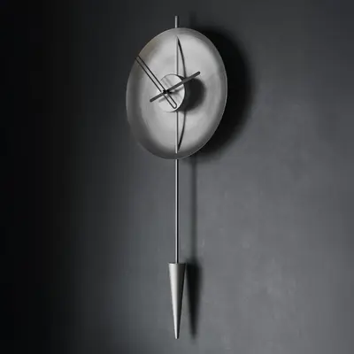 Orbiteskitmesilver Duvar Saati 2