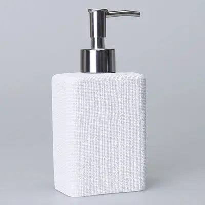 Linen Sıvı Sabunluk Beyaz 2