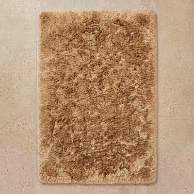 Tüy Dökmez Tavşan Tüyü Halı Camel 15