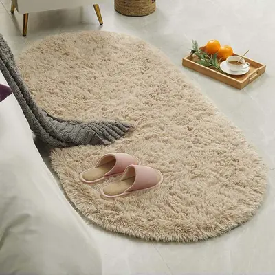 Tüy Dökmez Tavşan Tüyü Halı Camel 12 2