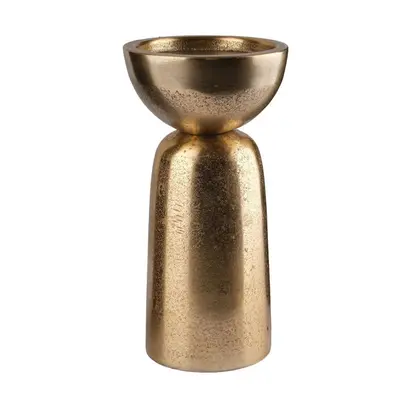 TH Şamdan Dekoratif Antik Gold 11x11x22 Cm 2