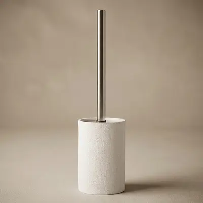 Linen Tuvalet Fırçası Beyaz