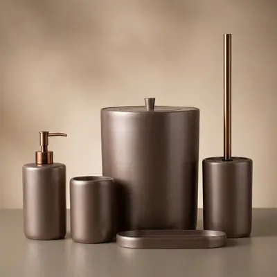 Victoria Banyo Seti Taupe