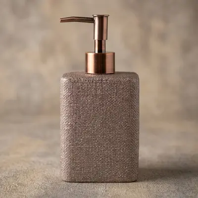 Linen Sıvı Sabunluk Taupe